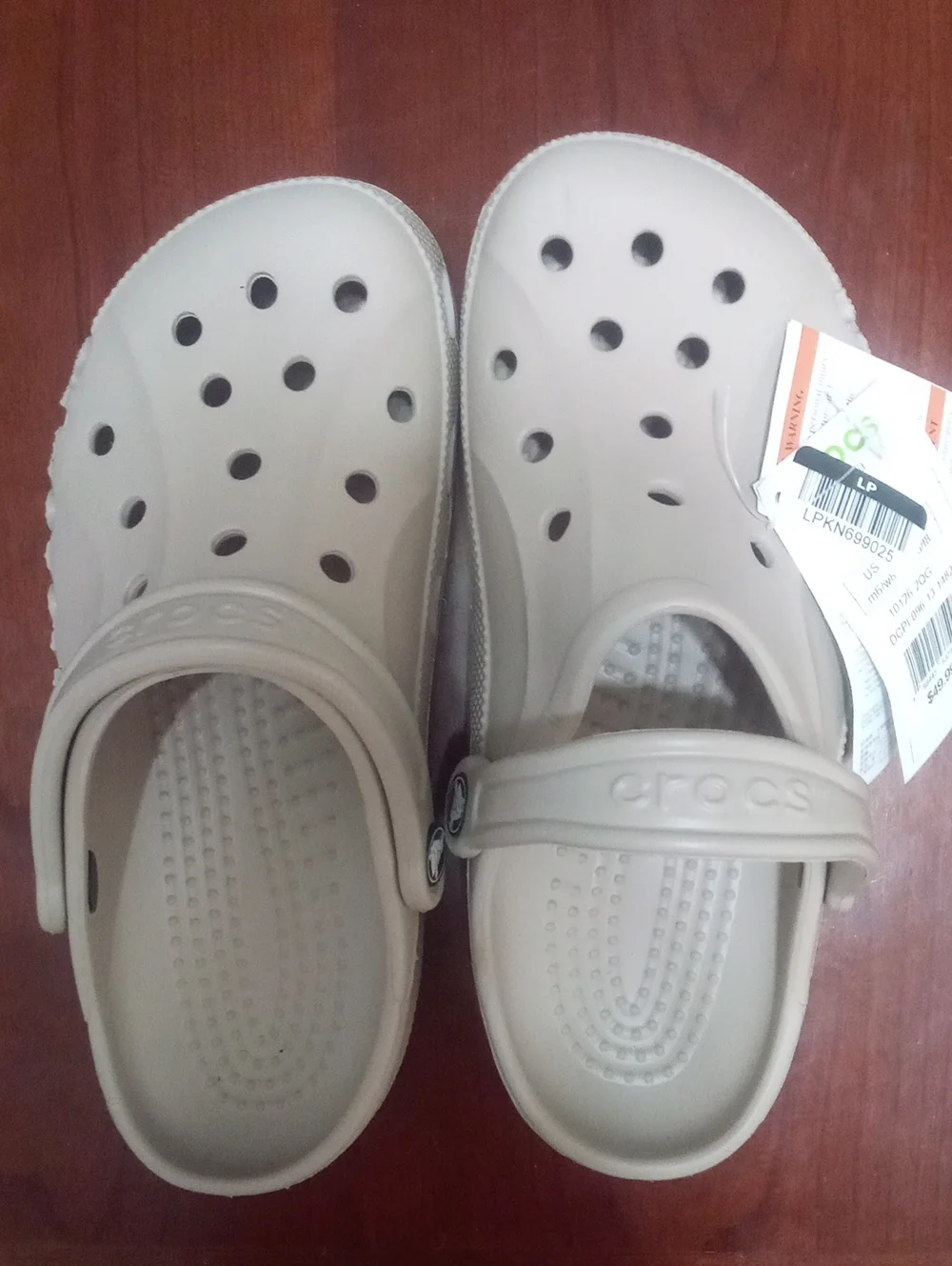 Crocs Unisex Classic Clog  Women 6 Mens 8 Beige NWT $49.99